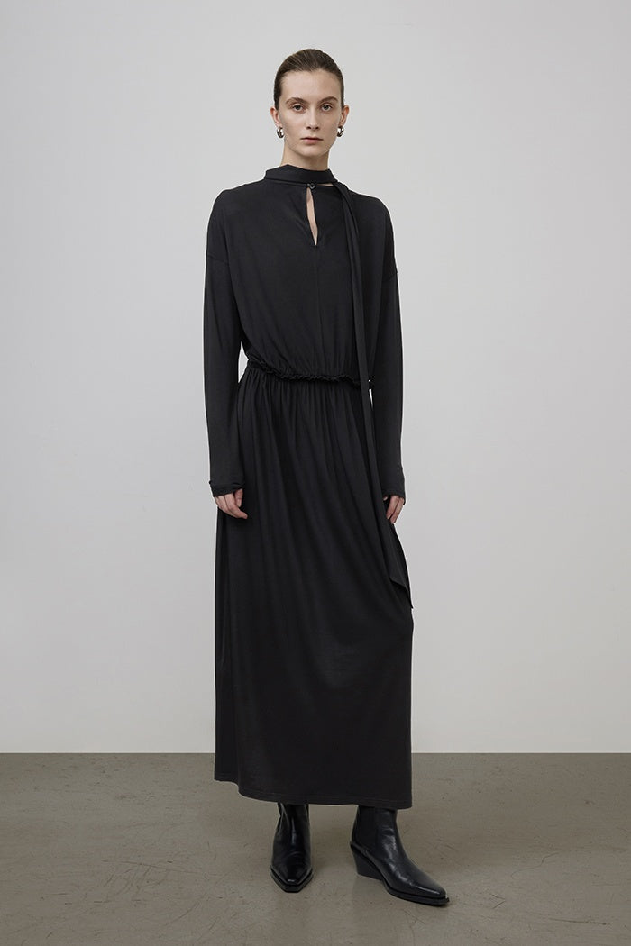 Chic Asymmetric Double-Wear Dress