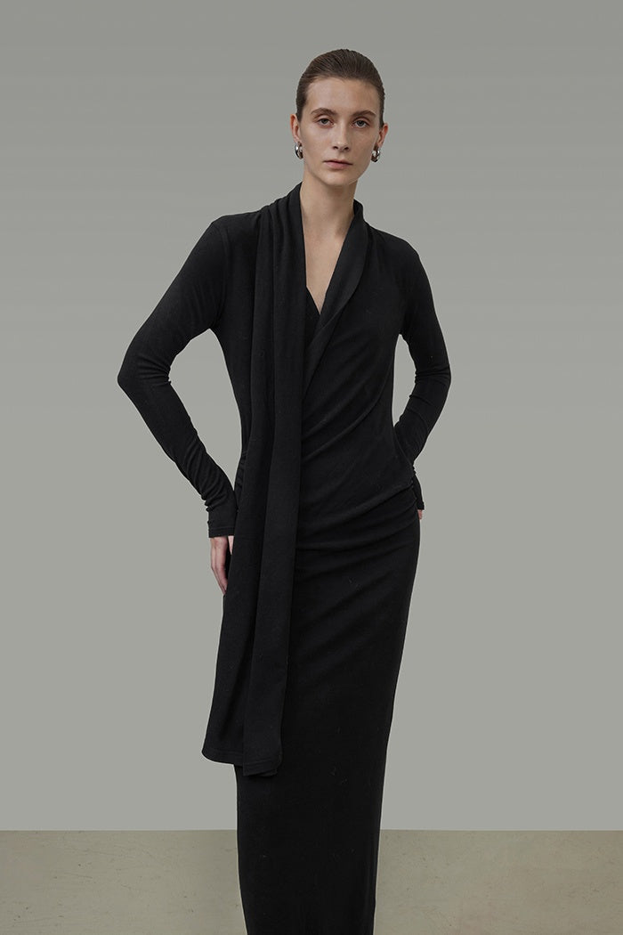 Effortless Parisian Knit Dress