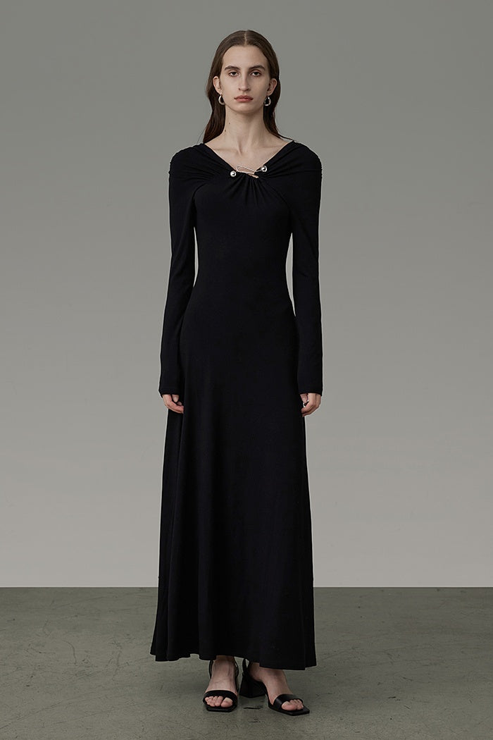 Understated Chic Drape Dress