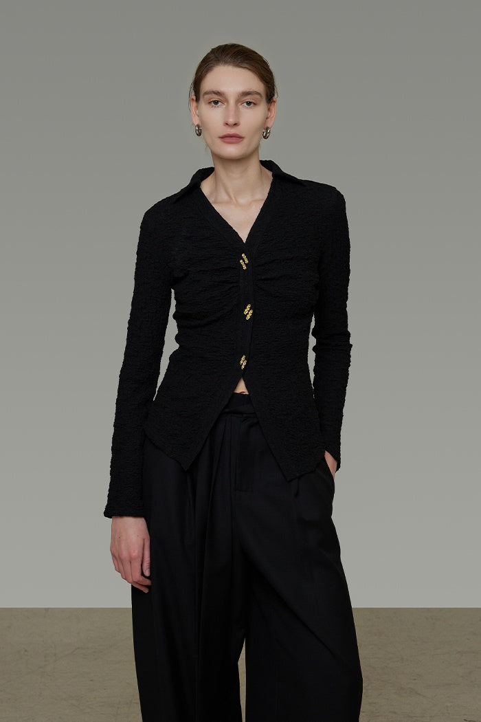 Chic Knit Top: Effortless Office Edge