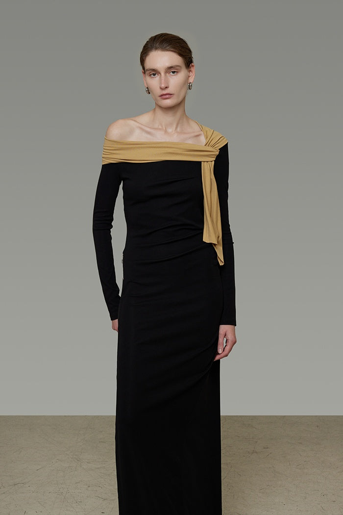 Asymmetric Knit Dress - Modern Muse