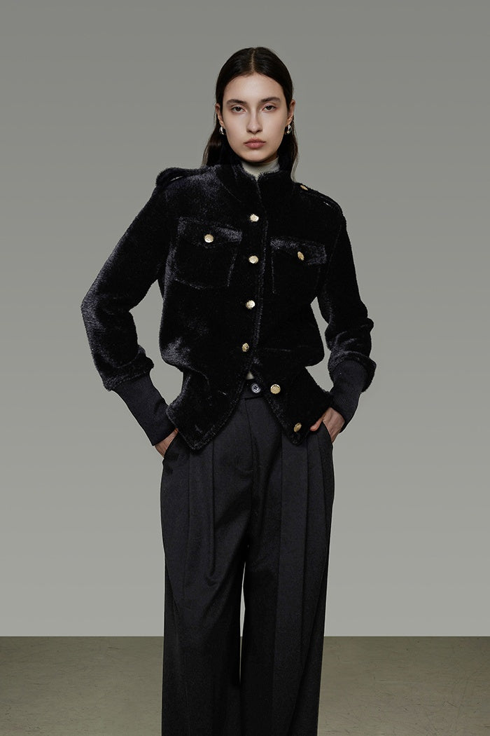 Tailored Short Wool Coat