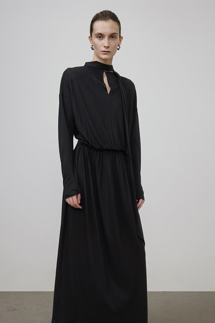 Chic Asymmetric Double-Wear Dress