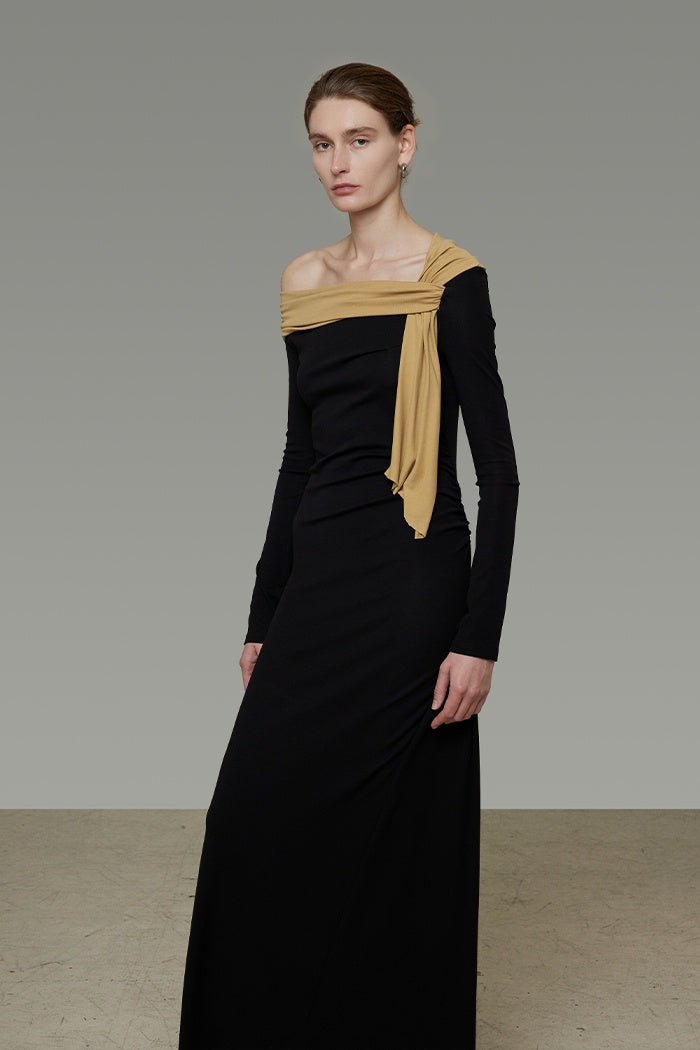 Asymmetric Knit Dress - Modern Muse