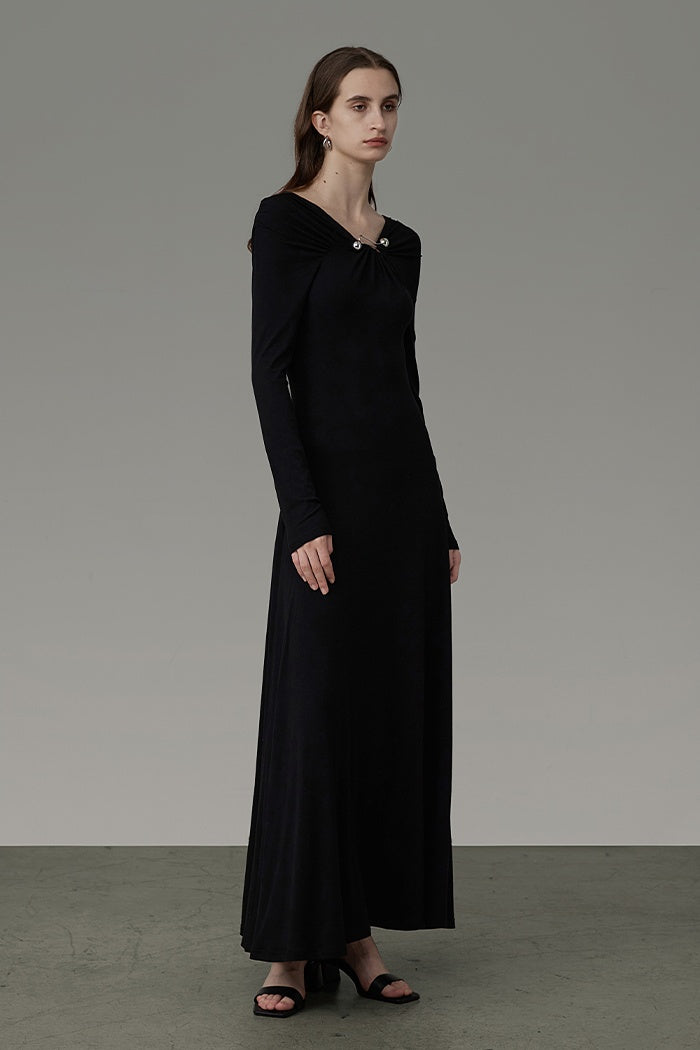 Understated Chic Drape Dress