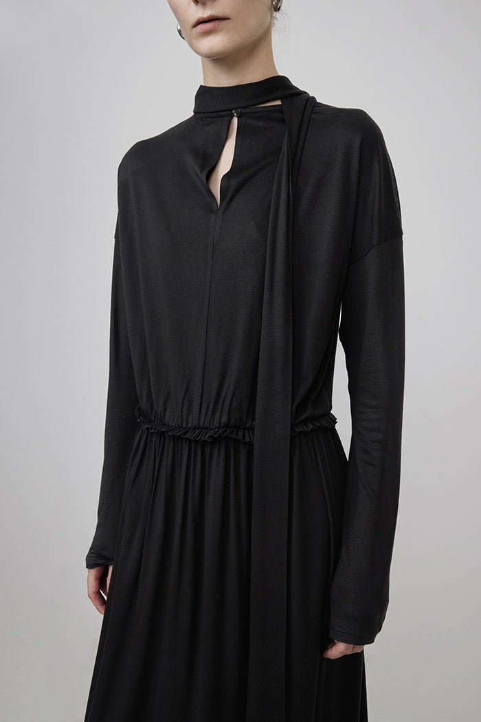 Chic Asymmetric Double-Wear Dress