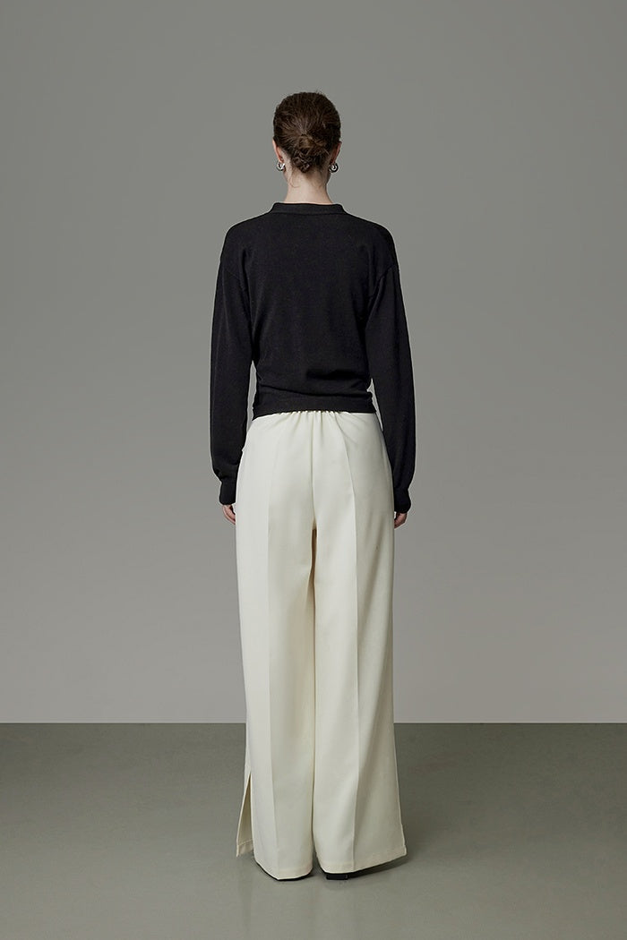 Chic V-Neck Knit Base Top