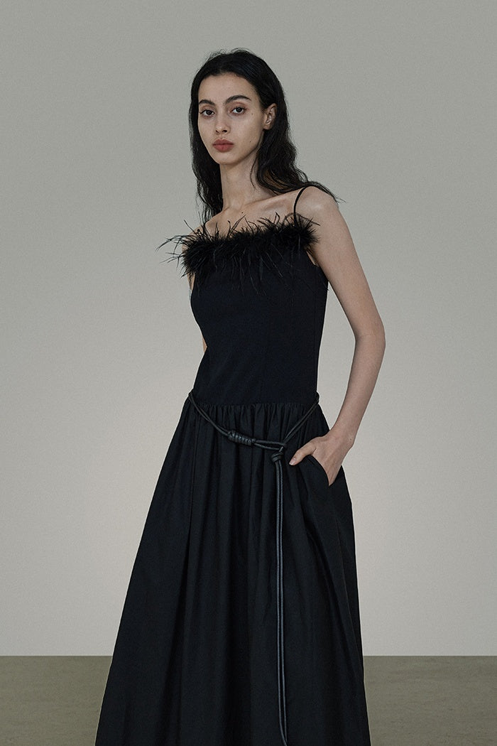 Unspoken Elegance A-Line Midi Dress