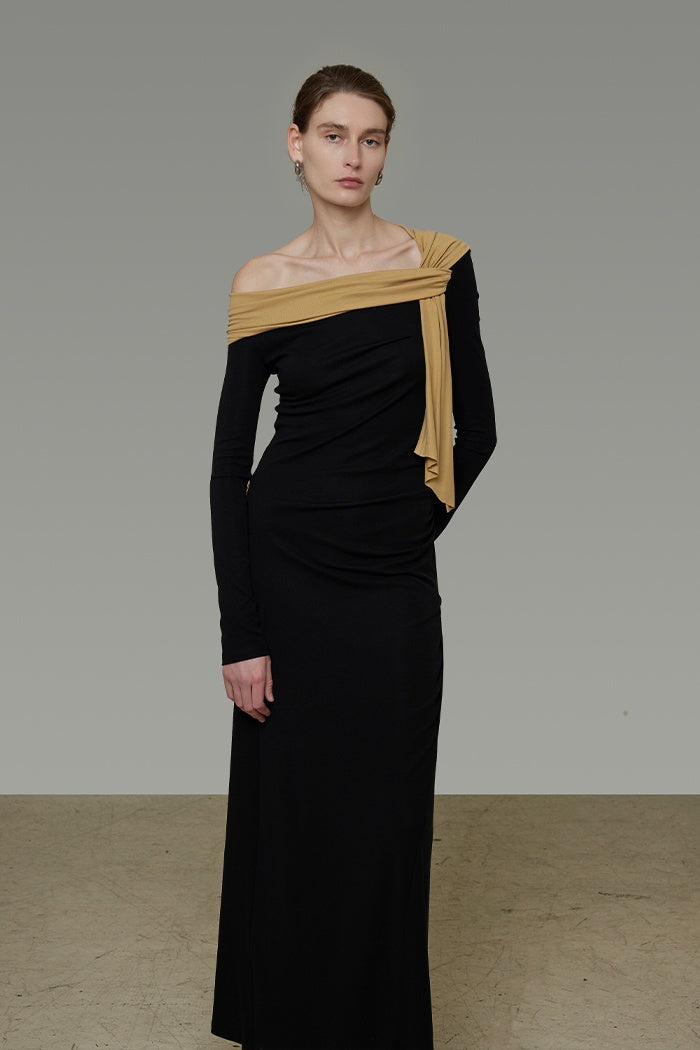 Asymmetric Knit Dress - Modern Muse