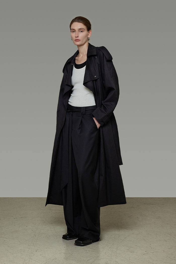 Silent Statement Trench Coat