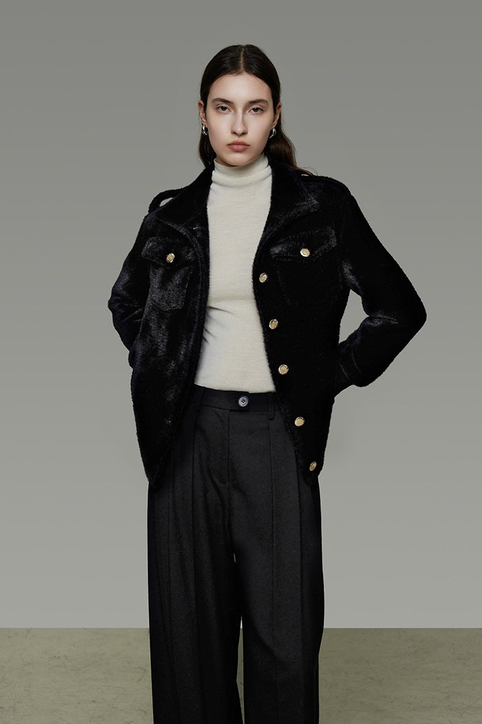Tailored Short Wool Coat