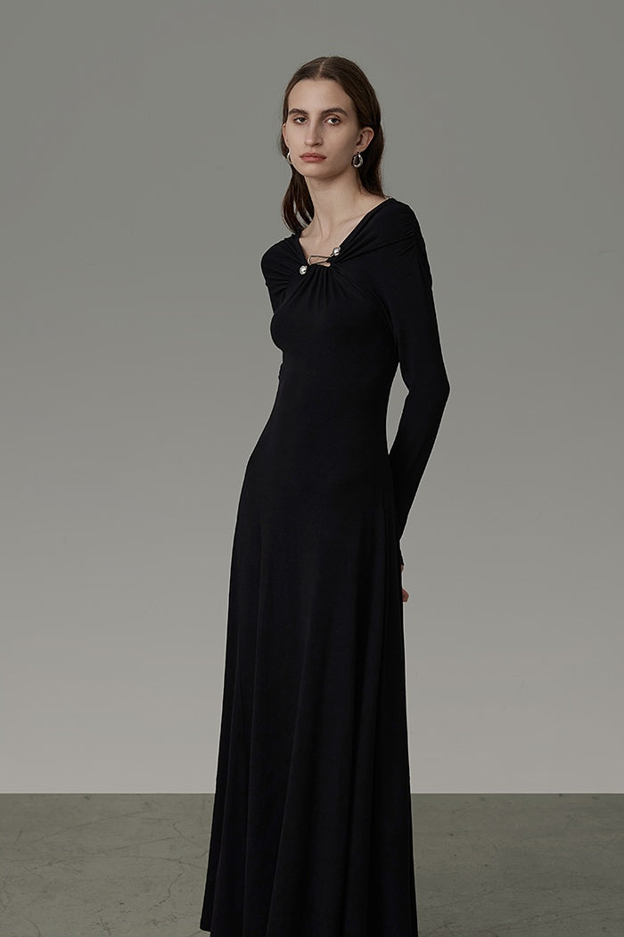 Understated Chic Drape Dress