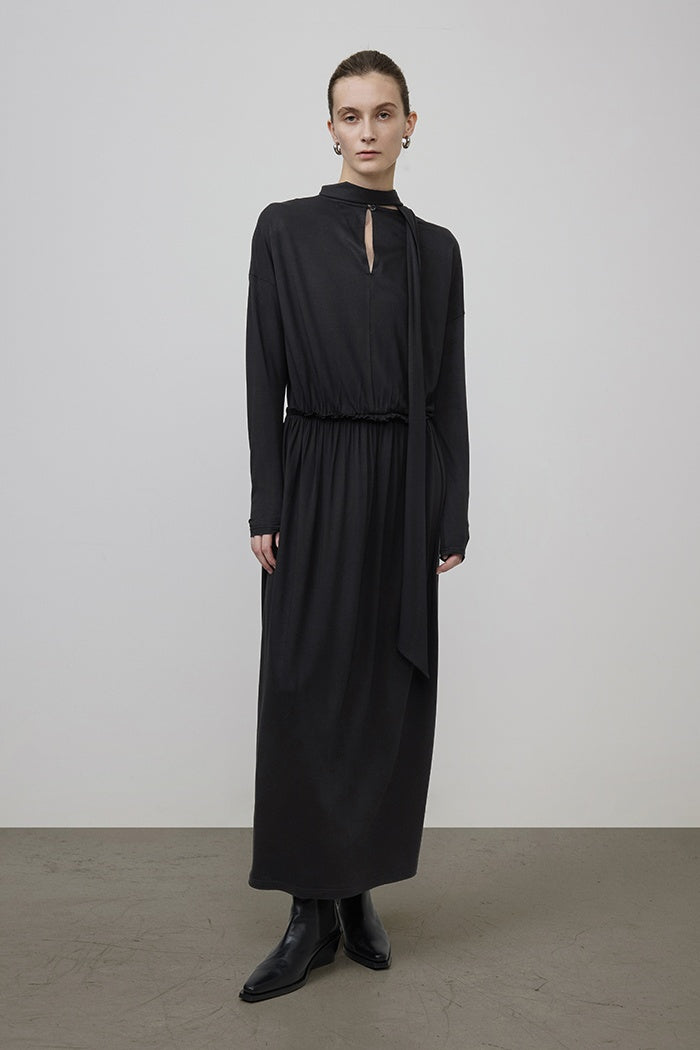 Chic Asymmetric Double-Wear Dress