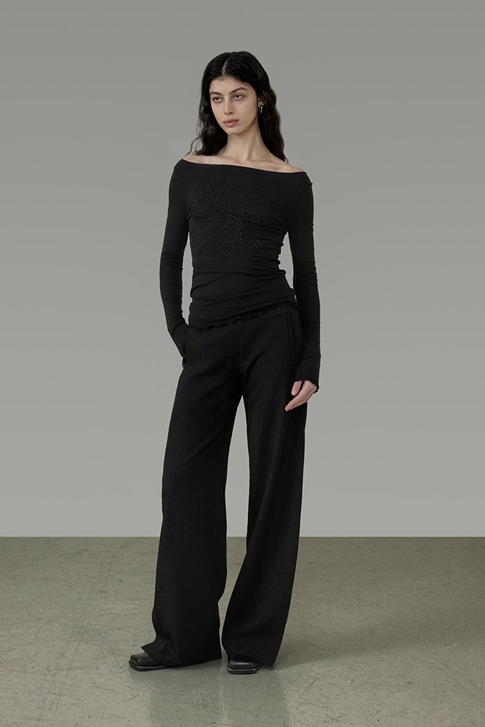 Chic Off-Shoulder Knit Top