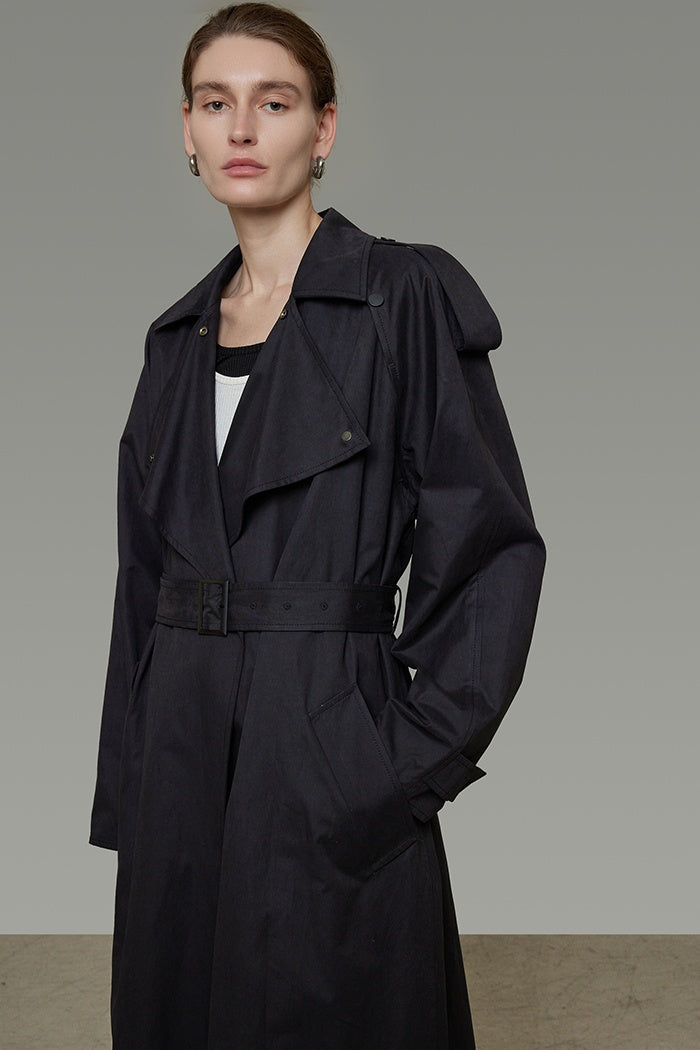 Silent Statement Trench Coat