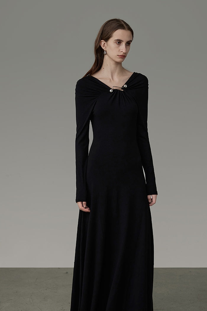 Understated Chic Drape Dress