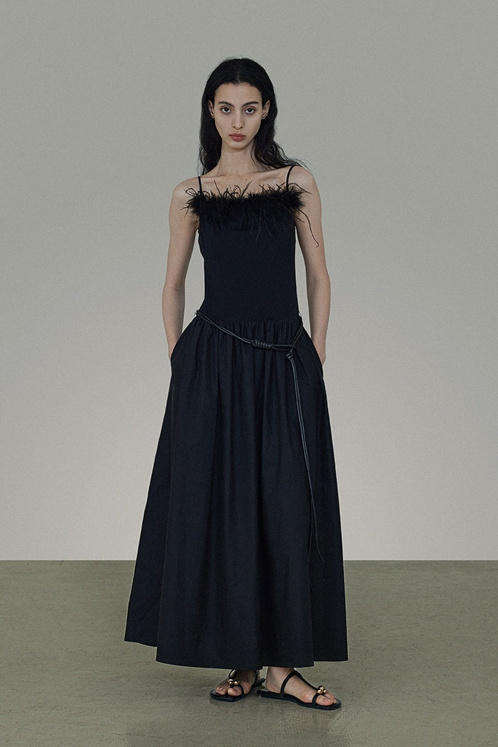 Unspoken Elegance A-Line Midi Dress