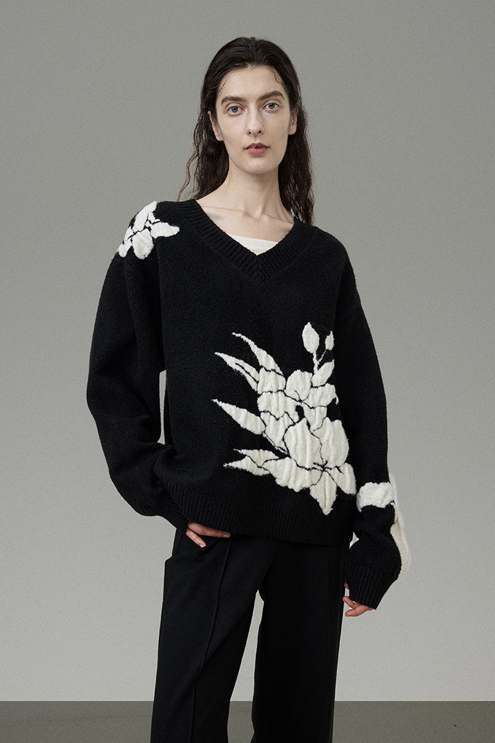 Understated Elegance V-Neck Knit