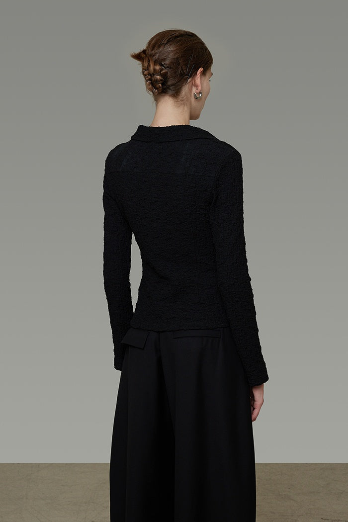 Chic Knit Top: Effortless Office Edge