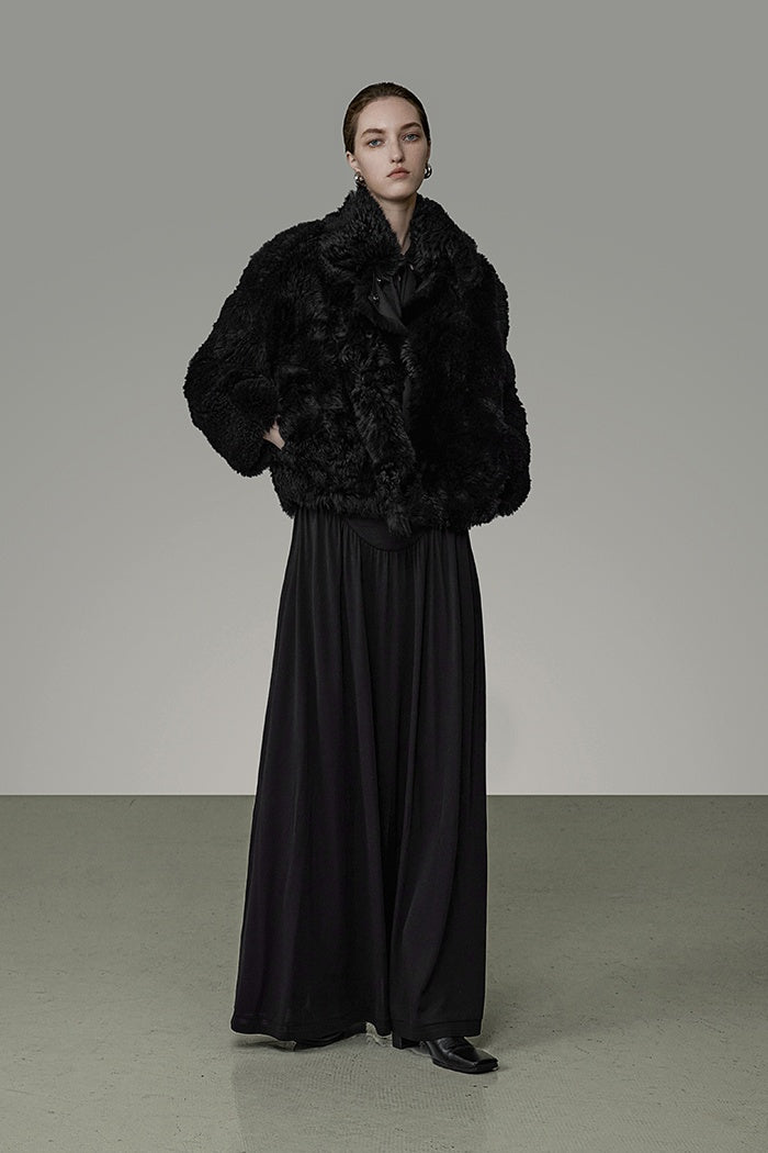 Chic Statement Shearling Moto Jacket