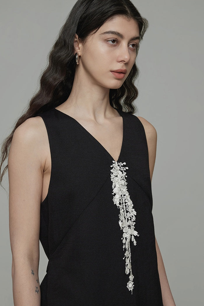 Sculpted Lace Trim Cami