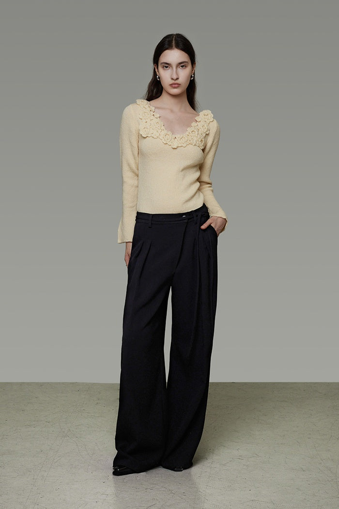 Chic Fluid Wide-Leg Trousers