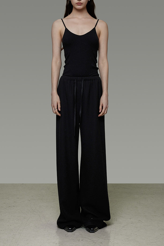 Effortless Tailored Wide-Leg Trousers