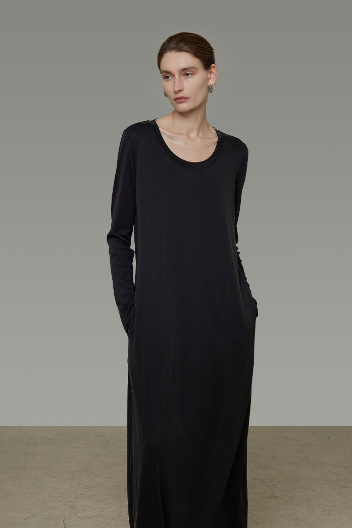 Effortless Chic Knit Midi Dress