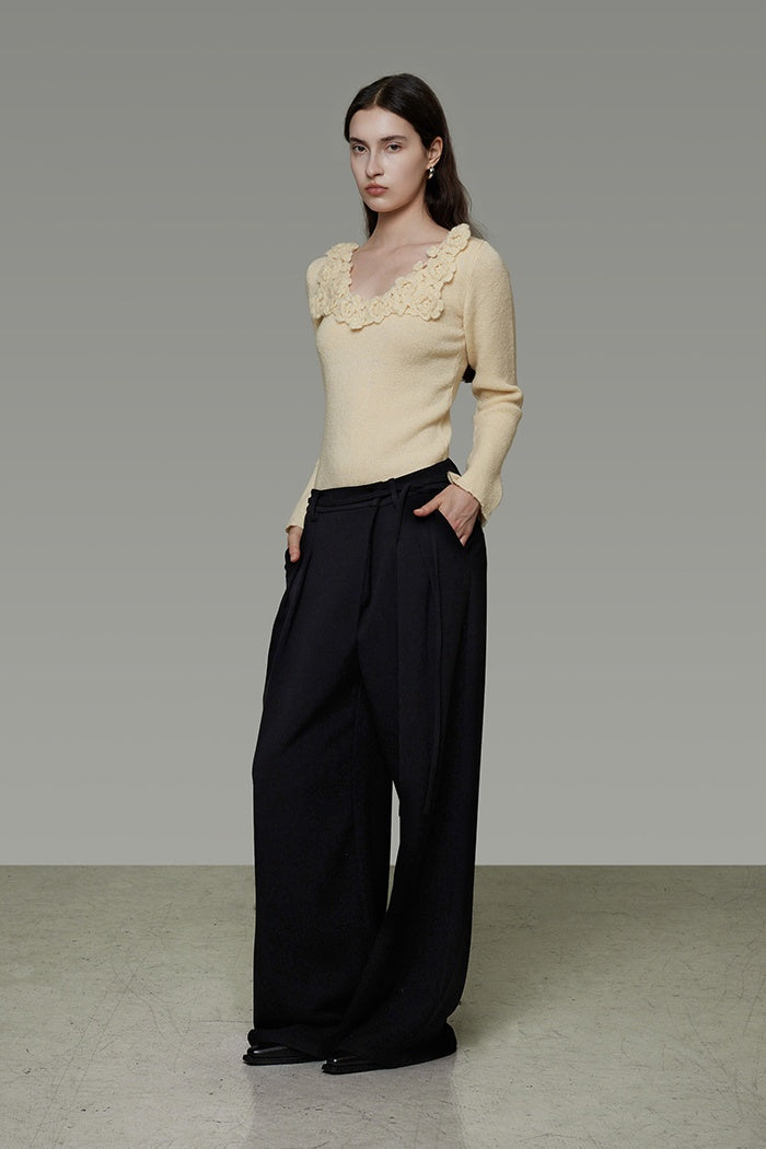 Chic Fluid Wide-Leg Trousers