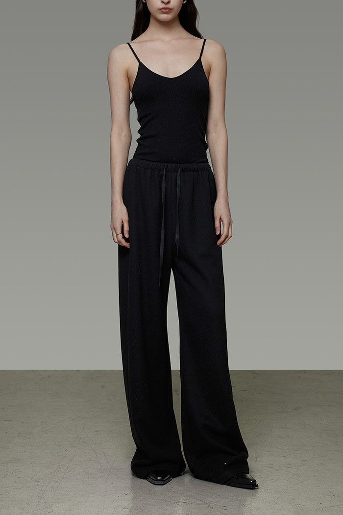 Effortless Tailored Wide-Leg Trousers