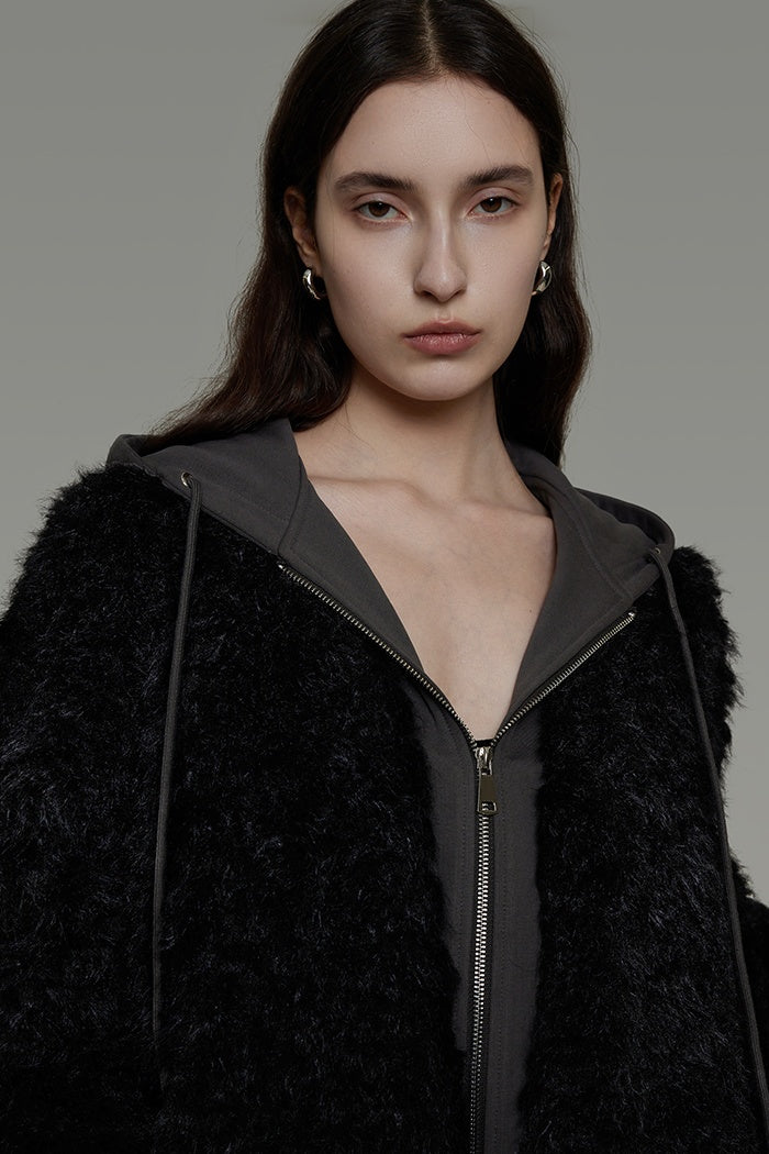 Effortless Layered Faux Fur Coat