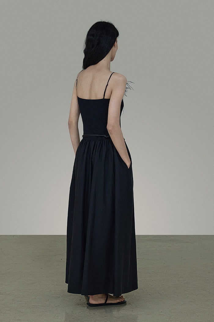 Unspoken Elegance A-Line Midi Dress