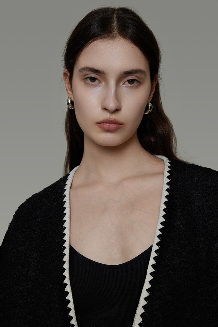 Sculpted Wool Duffle Coat