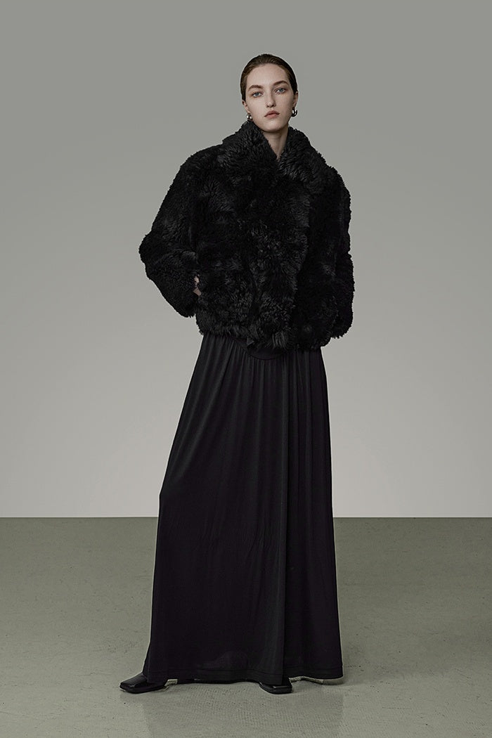 Chic Statement Shearling Moto Jacket