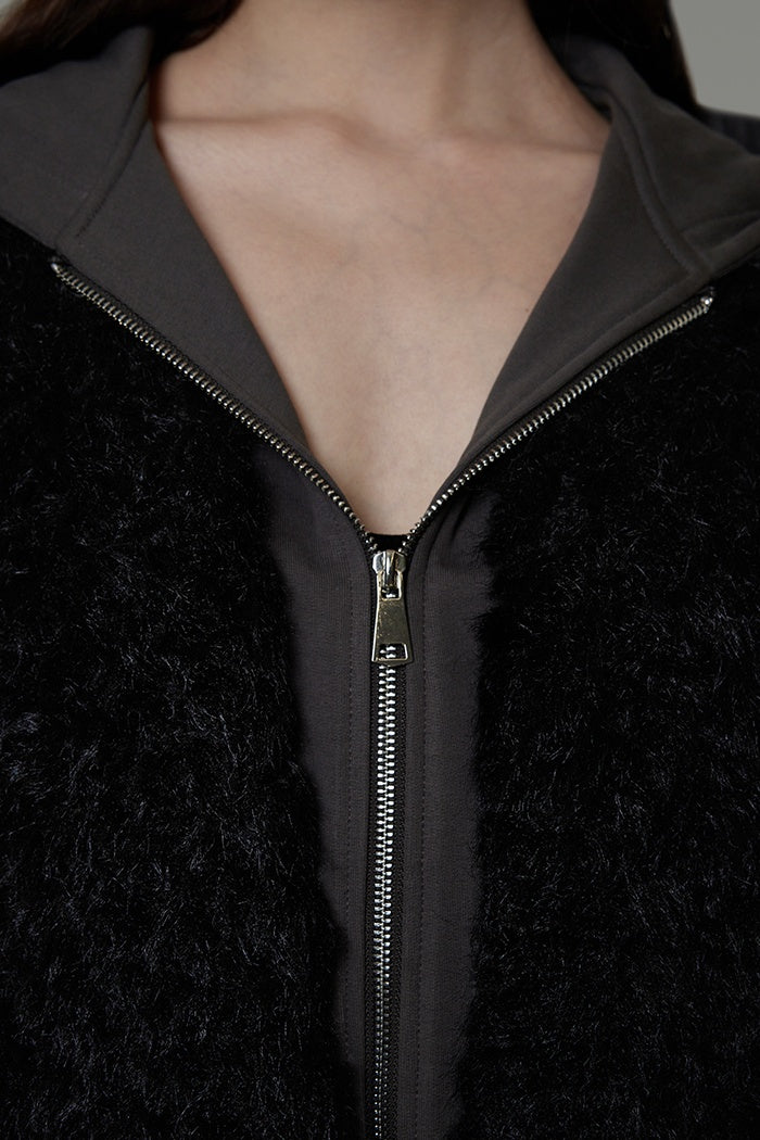 Effortless Layered Faux Fur Coat