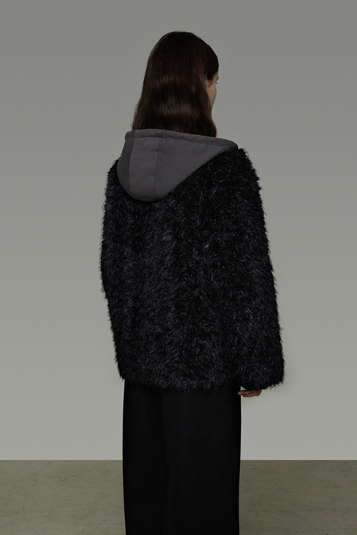 Effortless Layered Faux Fur Coat
