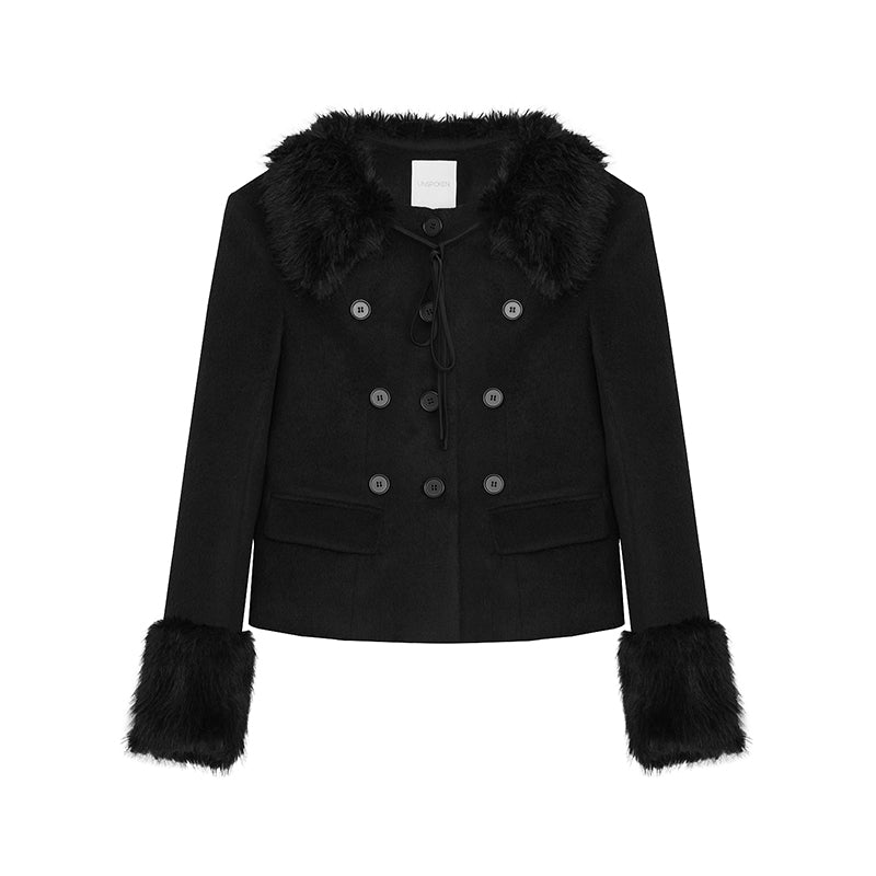 Timeless Texture Luxe Wrap Jacket