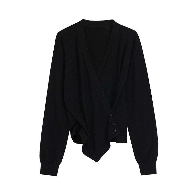 Chic V-Neck Knit Base Top