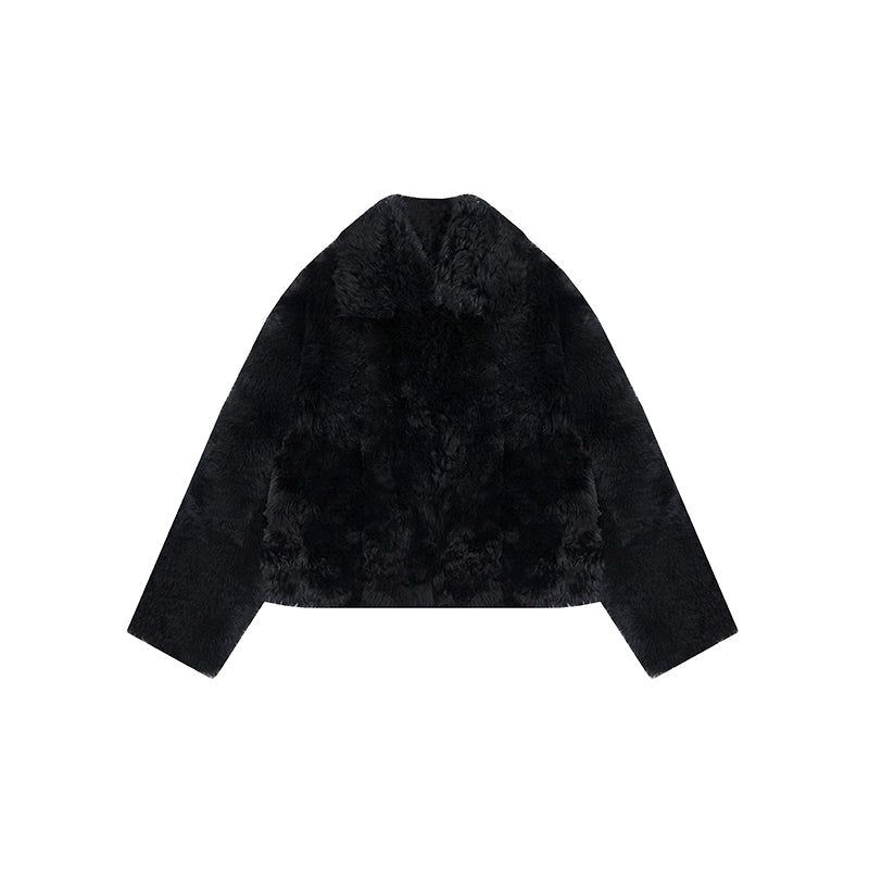 Chic Statement Shearling Moto Jacket