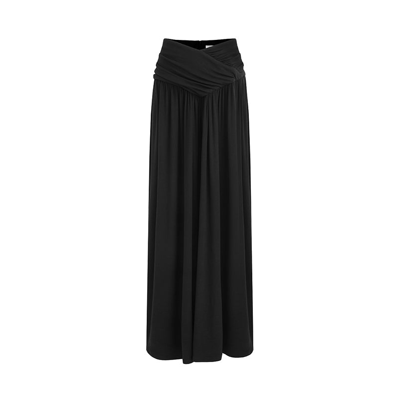Sculpted Silhouette Maxi Skirt