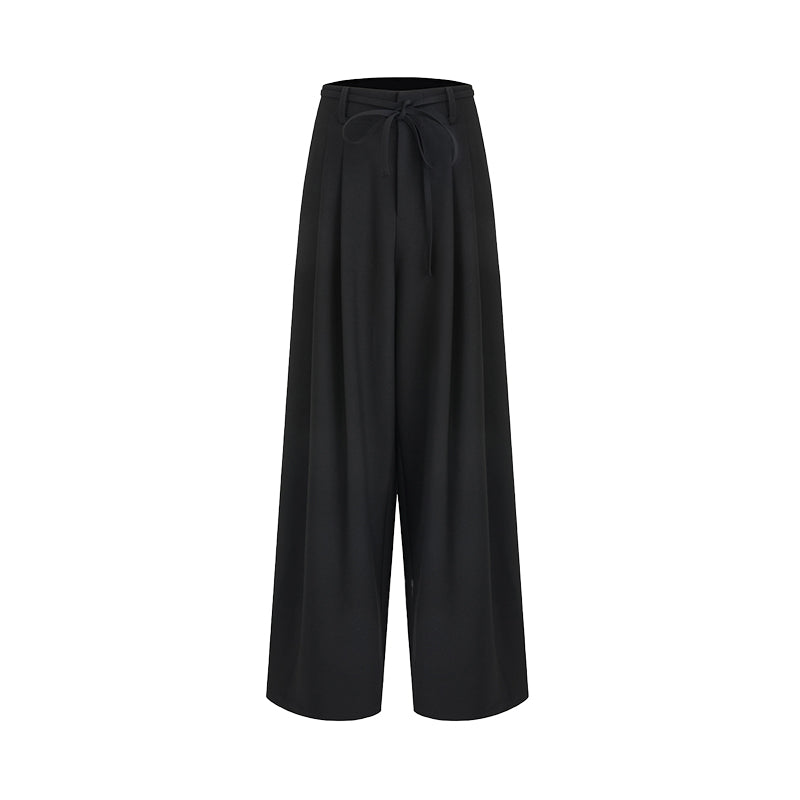 Sculpted Wide-Leg Trousers