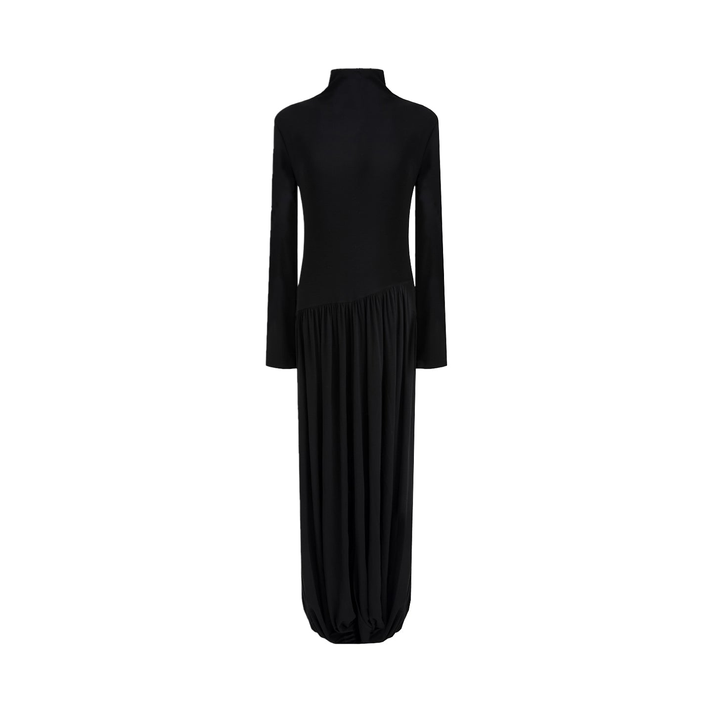 Silent Elegance Ribbed Knit Dress