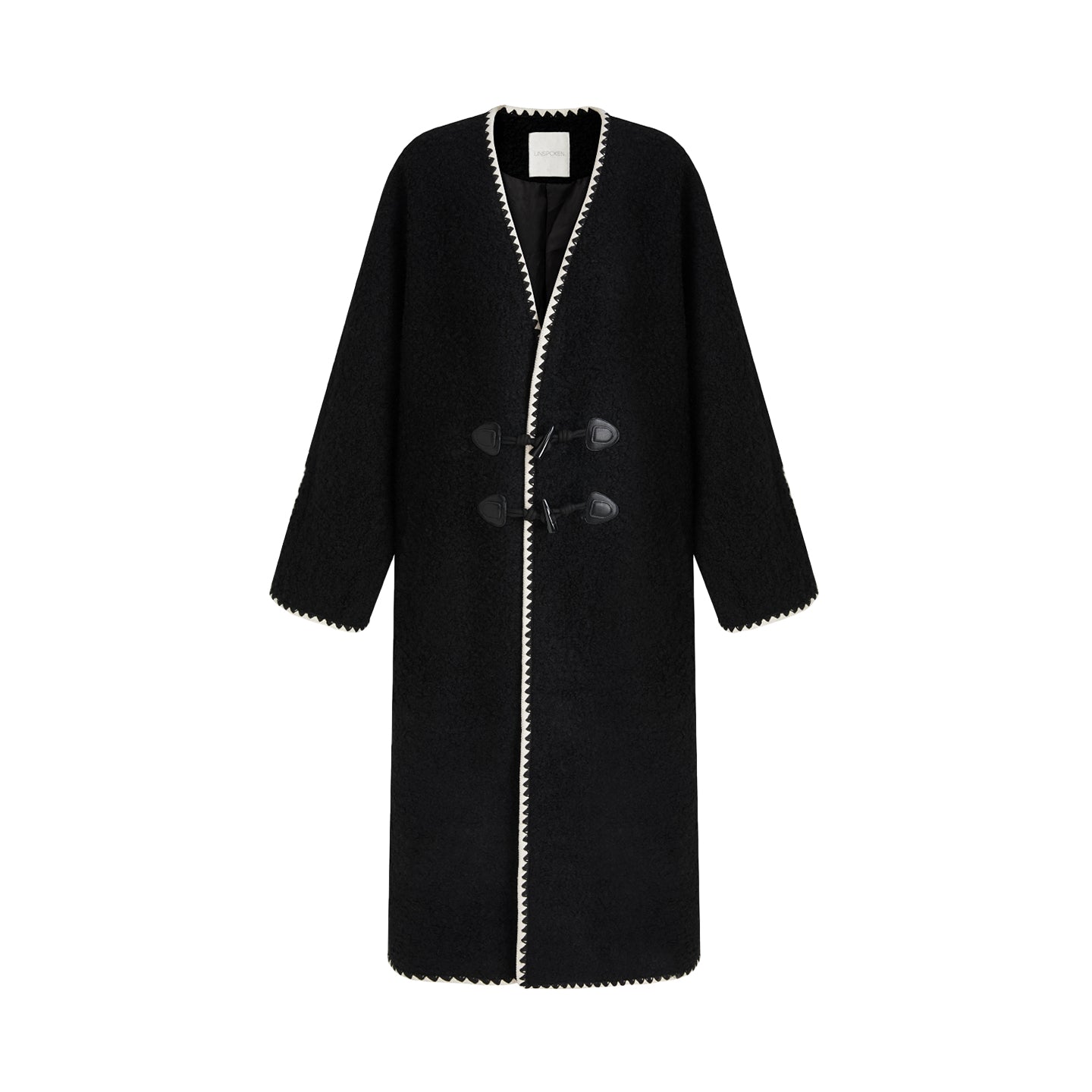 Sculpted Wool Duffle Coat