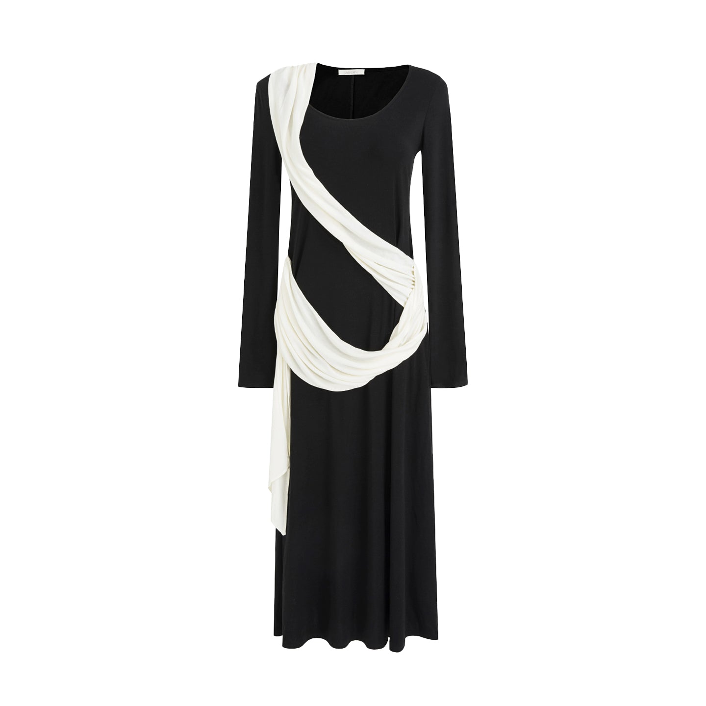 Silent Chic Color-Block Dress