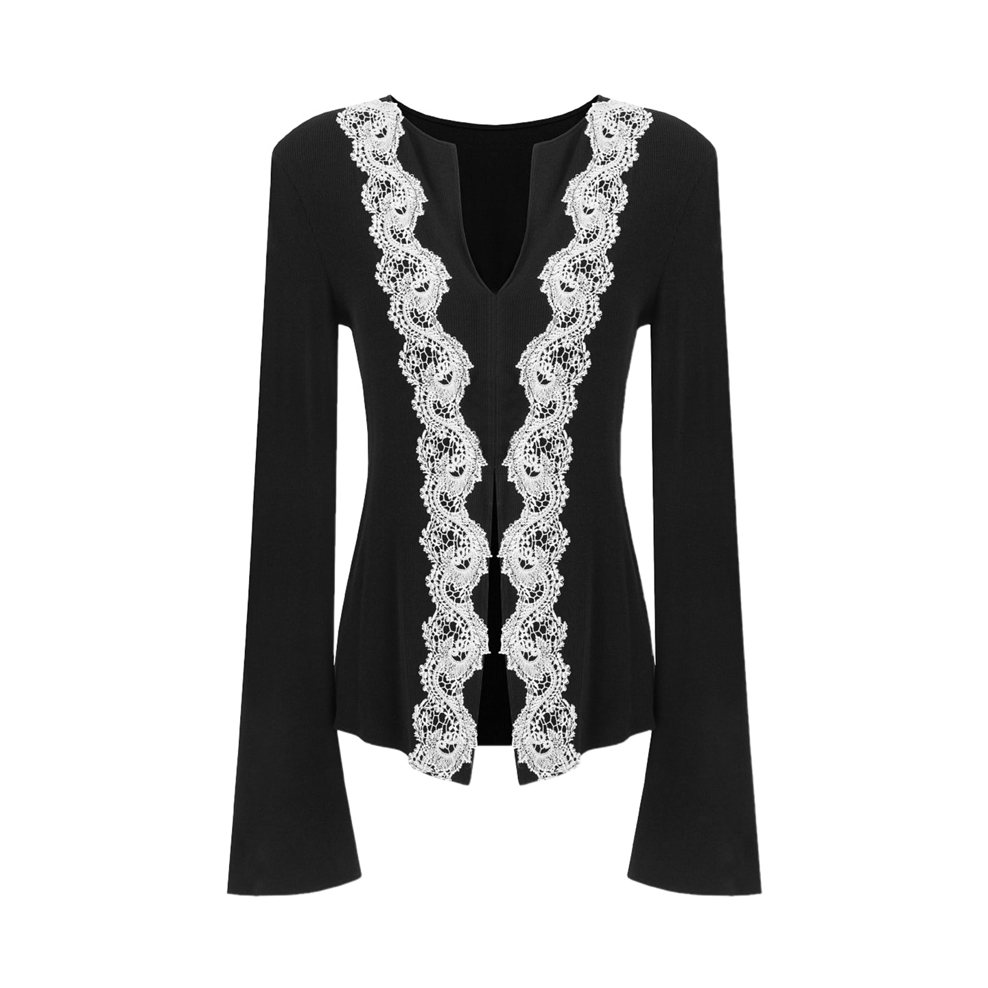 Whispered Lace Knit Top