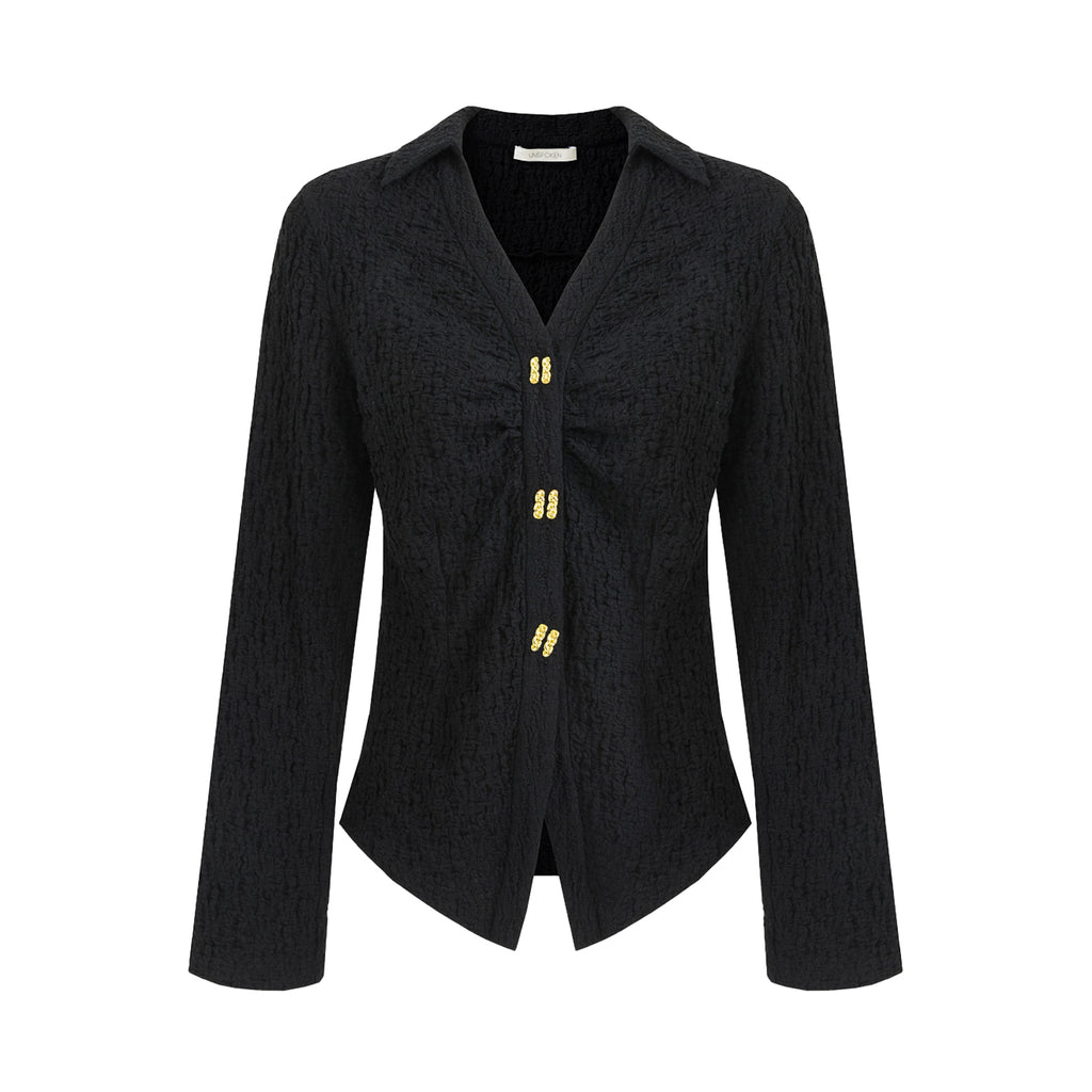 Chic Knit Top: Effortless Office Edge