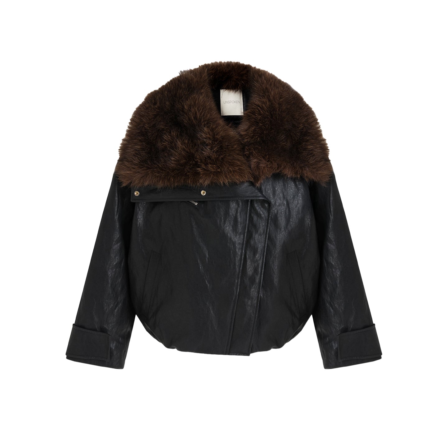 Urban Edge Shearling Contrast Jacket