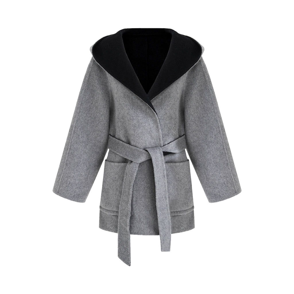 Urban Luxe Reversible Wool Coat