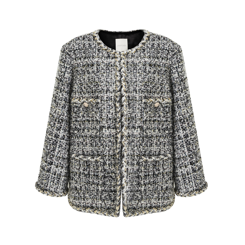 Sculpted Texture Professional Jacket