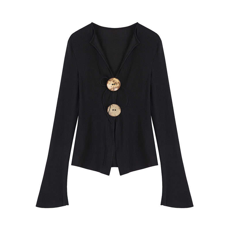 Chic V-Neck Knit: Urban Elegance